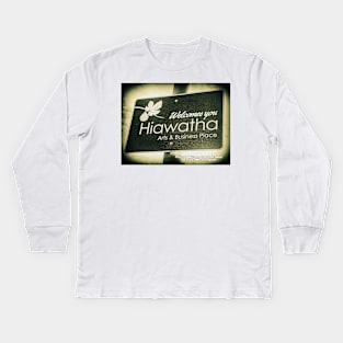 Hiawatha Arts & Business Place1 Seattle Washington by Mistah Wilson Photography Kids Long Sleeve T-Shirt